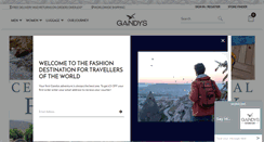 Desktop Screenshot of gandyslondon.com